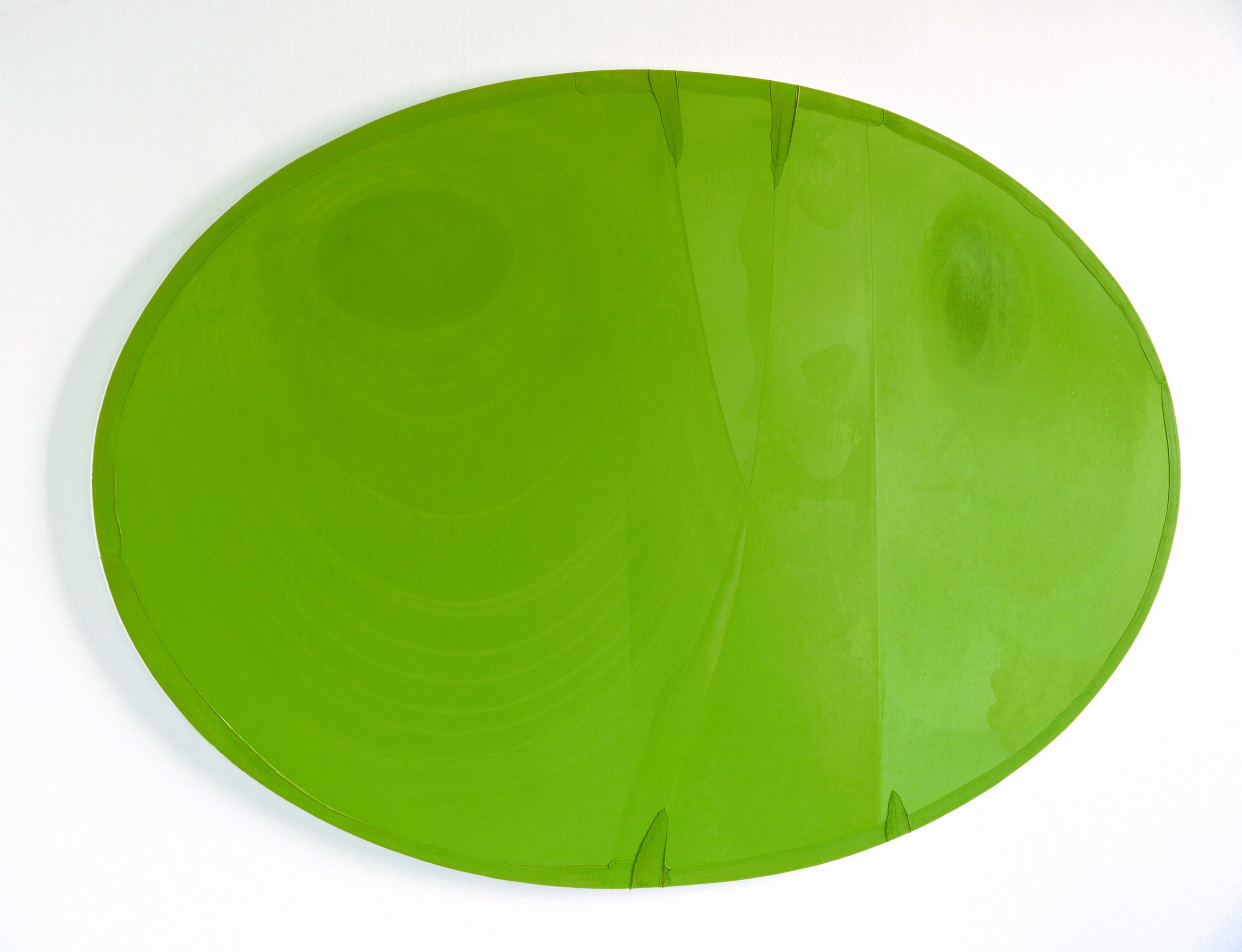 Antonio Catelani - flying kisses (green), 2020 oil on canvas cm 80x120